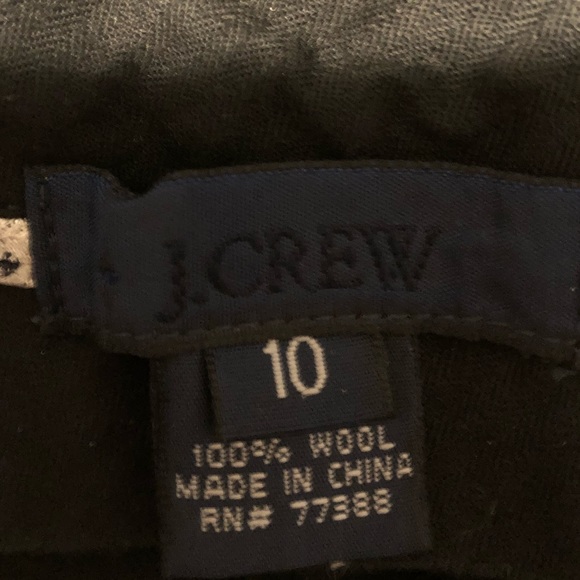 J. Crew Navy Wool Pants Sz 10 - Picture 7 of 8